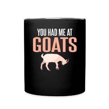 Goat Gift Goat Lover Gift - Full Colour Mug - black - Front