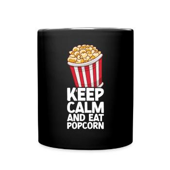 Pop-corn - Mug uni - noir - Devant