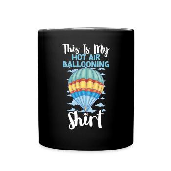 Hot Air Ballooning - Full Colour Mug - black - Front