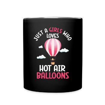 Hot Air Ballooning - Full Colour Mug - black - Front