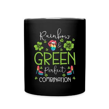 T-shirt LGBT de la Saint-Patrick - Mug uni - noir - Devant