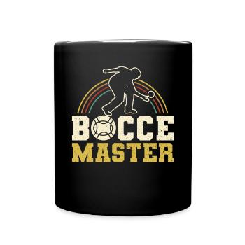 Bocce Master Shirt Gift Boccia Player - Full Colour Mug - black - Front