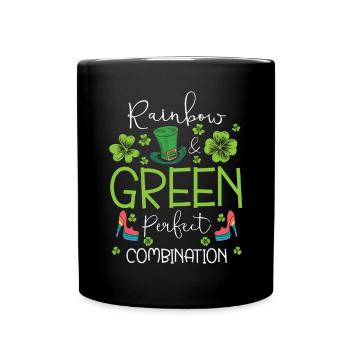 T-shirt LGBT de la Saint-Patrick - Mug uni - noir - Devant