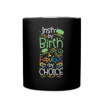T-shirt LGBT de la Saint-Patrick - Mug uni - noir - Devant