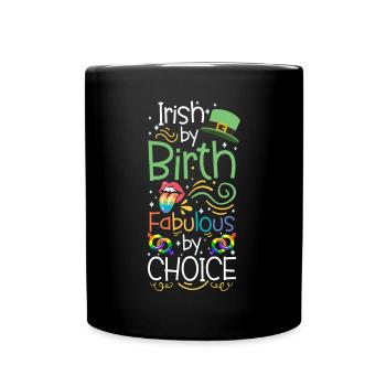 T-shirt LGBT de la Saint-Patrick - Mug uni - noir - Devant