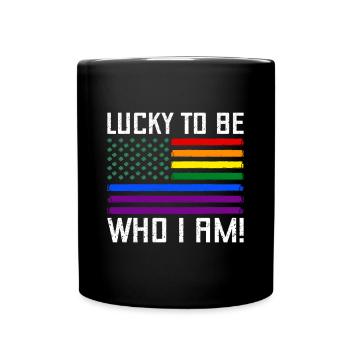 T-shirt LGBT de la Saint-Patrick - Mug uni - noir - Devant