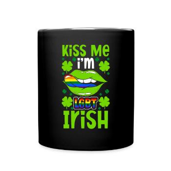 T-shirt LGBT de la Saint-Patrick - Mug uni - noir - Devant