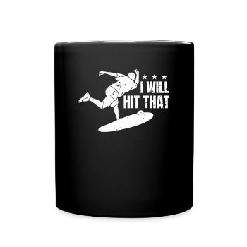 Je vais frapper ce cadeau de chemise de joueur de boccia - Mug uni - noir - Devant