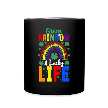 T-shirt LGBT de la Saint-Patrick - Mug uni - noir - Devant