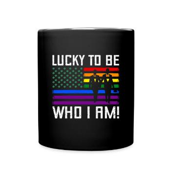 T-shirt LGBT de la Saint-Patrick - Mug uni - noir - Devant
