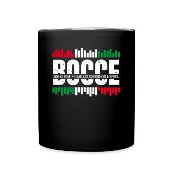 Cadeau de chemise de joueur de pétanque - Mug uni - noir - Devant