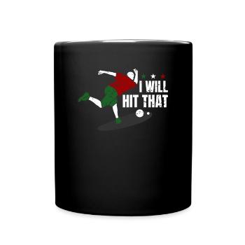 Je vais frapper ce cadeau de chemise de joueur de boccia - Mug uni - noir - Devant