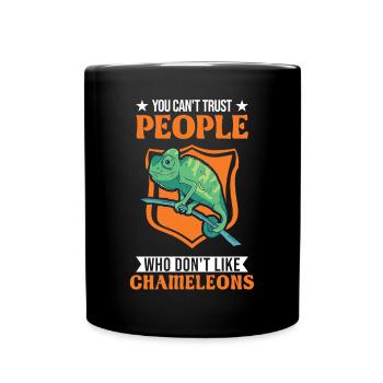 Chameleon Gift Chameleon - Full Colour Mug - black - Front