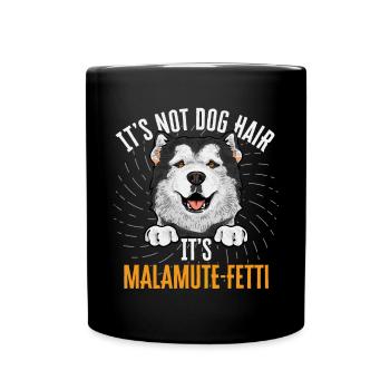 Chien Malamute d’Alaska - Mug uni - noir - Devant