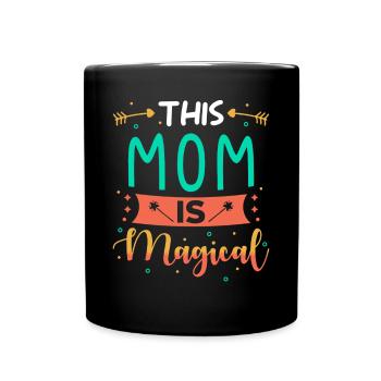 Mom Gift - Full Colour Mug - black - Front