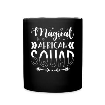 Groupe Afrique Troupe Africaine Magique - Mug uni - noir - Devant