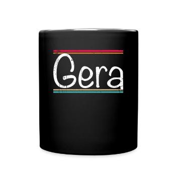 Gera - Tasse einfarbig - Schwarz - Vorne