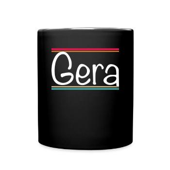 Gera - Tasse einfarbig - Schwarz - Vorne