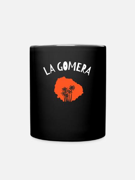 La Gomera - Tasse einfarbig - Schwarz