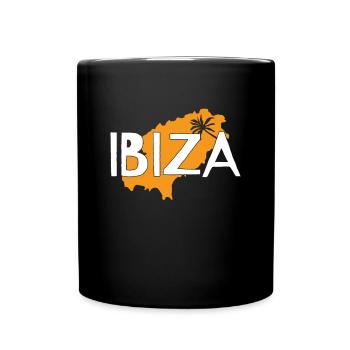 Ibiza - Mug uni - noir - Devant