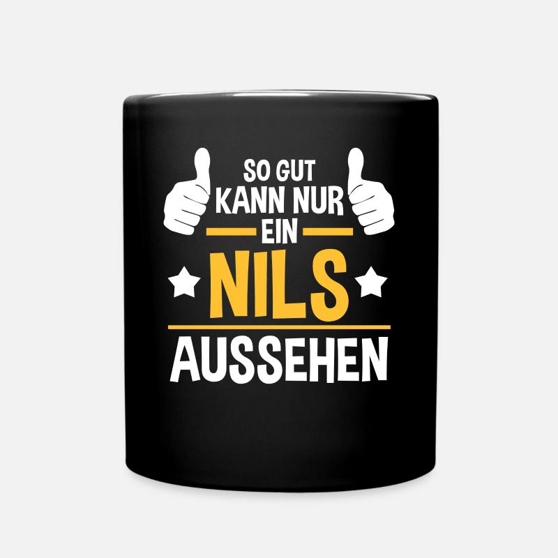 Nils - Tasse einfarbig - Schwarz
