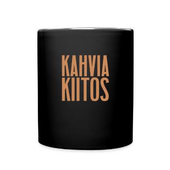 Coffee Caffeine Espresso Barista Gift - Full Colour Mug - black - Front