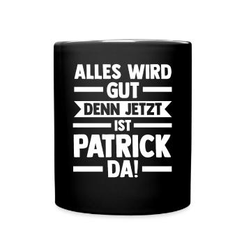 Patrick - Tasse einfarbig - Schwarz - Vorne