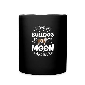 Bouledogue anglais Cadeau de chien bouledogue anglais - Mug uni - noir - Devant