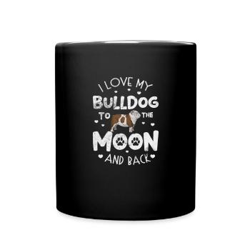 Deutsch Bulldog - Full Colour Mug - black - Front