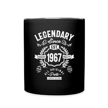 1967 Birthday 56 Years Old - Full Colour Mug - black - Front