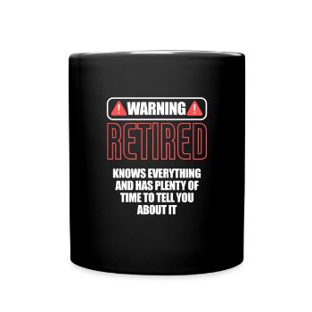 Pension de retraite Pension de pensionné Cadeau de pension de pensionné - Mug uni - noir - Devant