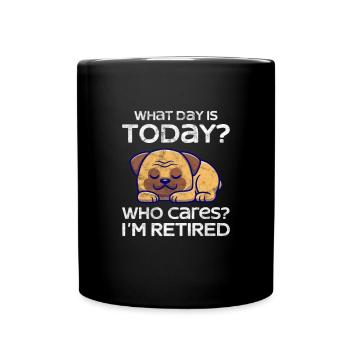 Retirement - Full Colour Mug - black - Front