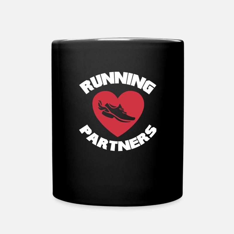 Courir - Mug uni - noir