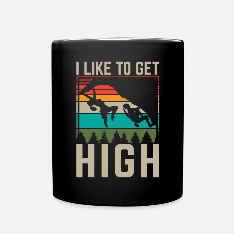 Escalade libre Alpinistes & escalade de bloc Escalade libre - Mug uni - noir