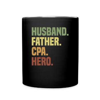 Cpa Accounting Exam Tax - Full Colour Mug - black - Front