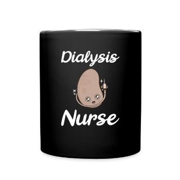 Nierentransplantation Krebs Niere Organspender - Tasse einfarbig - Schwarz - Vorne