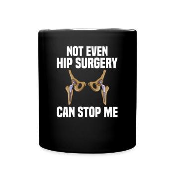 Chirurgie de la hanche Chirurgie de la hanche - Mug uni - noir - Devant