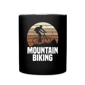 VTT Cyclisme Vélo Cyclisme - Mug uni - noir - Devant