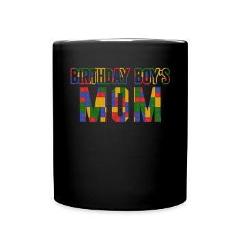 Mère du garçon d’anniversaire Bauklötze - Mug uni - noir - Devant