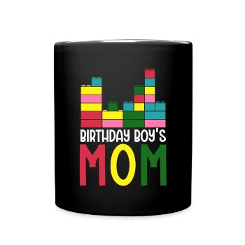 Mère du garçon d’anniversaire Bauklötze - Mug uni - noir - Devant