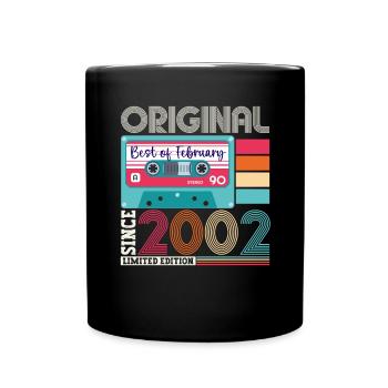 Février 2002 Cassette du 21e anniversaire - Mug uni - noir - Devant