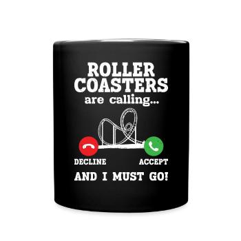 Roller coaster - Full Colour Mug - black - Front