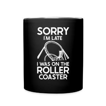 Roller coaster - Full Colour Mug - black - Front