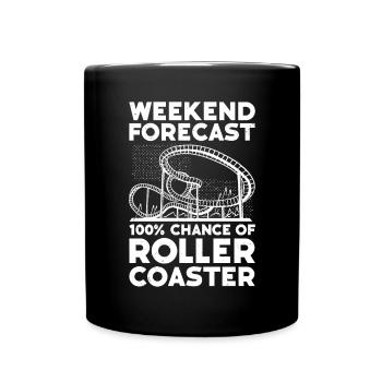 Roller coaster - Full Colour Mug - black - Front