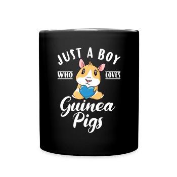 Cadeau de cochon d’Inde mignon - Mug uni - noir - Devant
