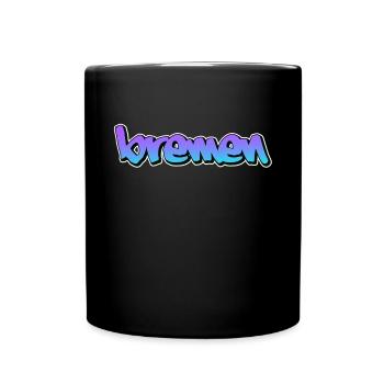 Brême - Mug uni - noir - Devant