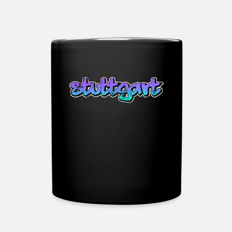 Stuttgart - Tasse einfarbig - Schwarz