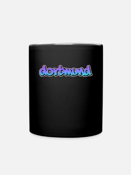 Dortmund - Tasse einfarbig - Schwarz