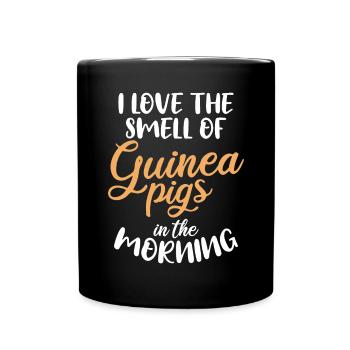 Cadeau de cochon d’Inde mignon - Mug uni - noir - Devant