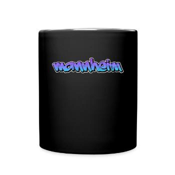 Mannheim - Tasse einfarbig - Schwarz - Vorne